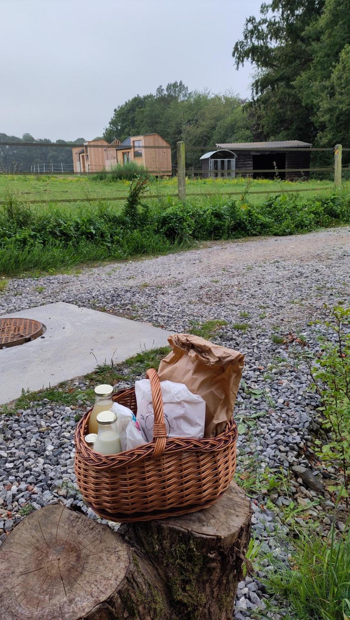 Les Cabanes Champetres - Le Domaine Des Trois Tilleuls Villers-la-Ville Kültér fotó