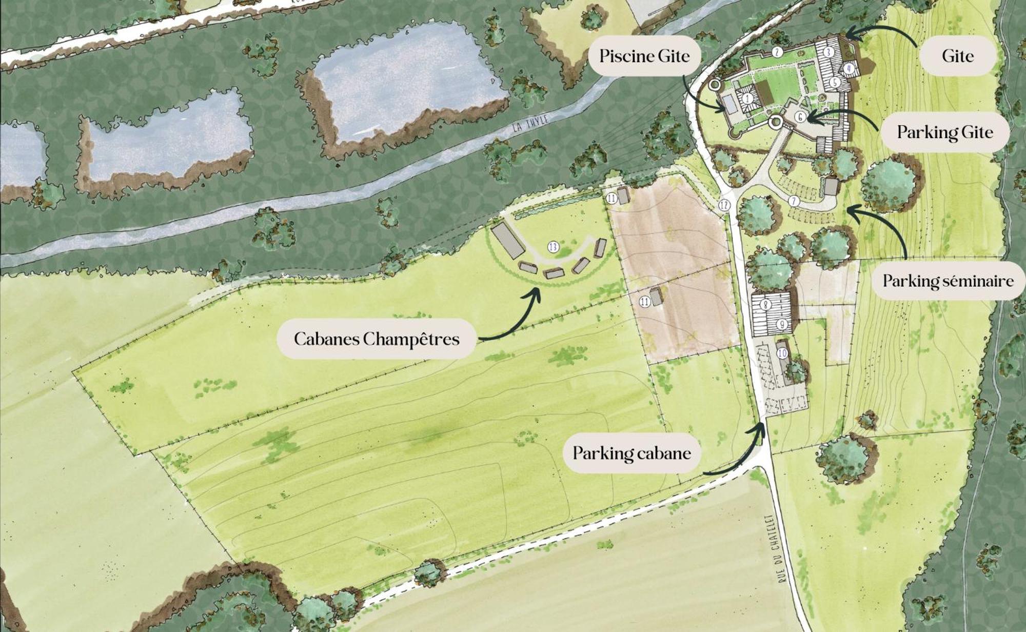 Les Cabanes Champetres - Le Domaine Des Trois Tilleuls Villers-la-Ville Kültér fotó