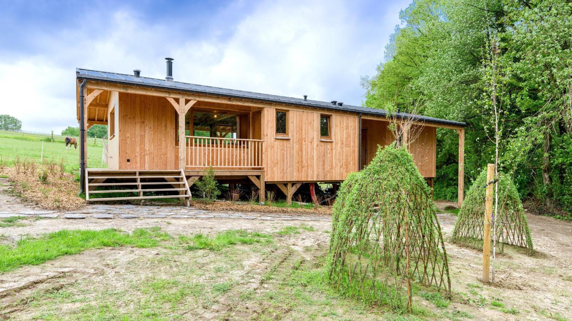 Les Cabanes Champetres - Le Domaine Des Trois Tilleuls Villers-la-Ville Kültér fotó