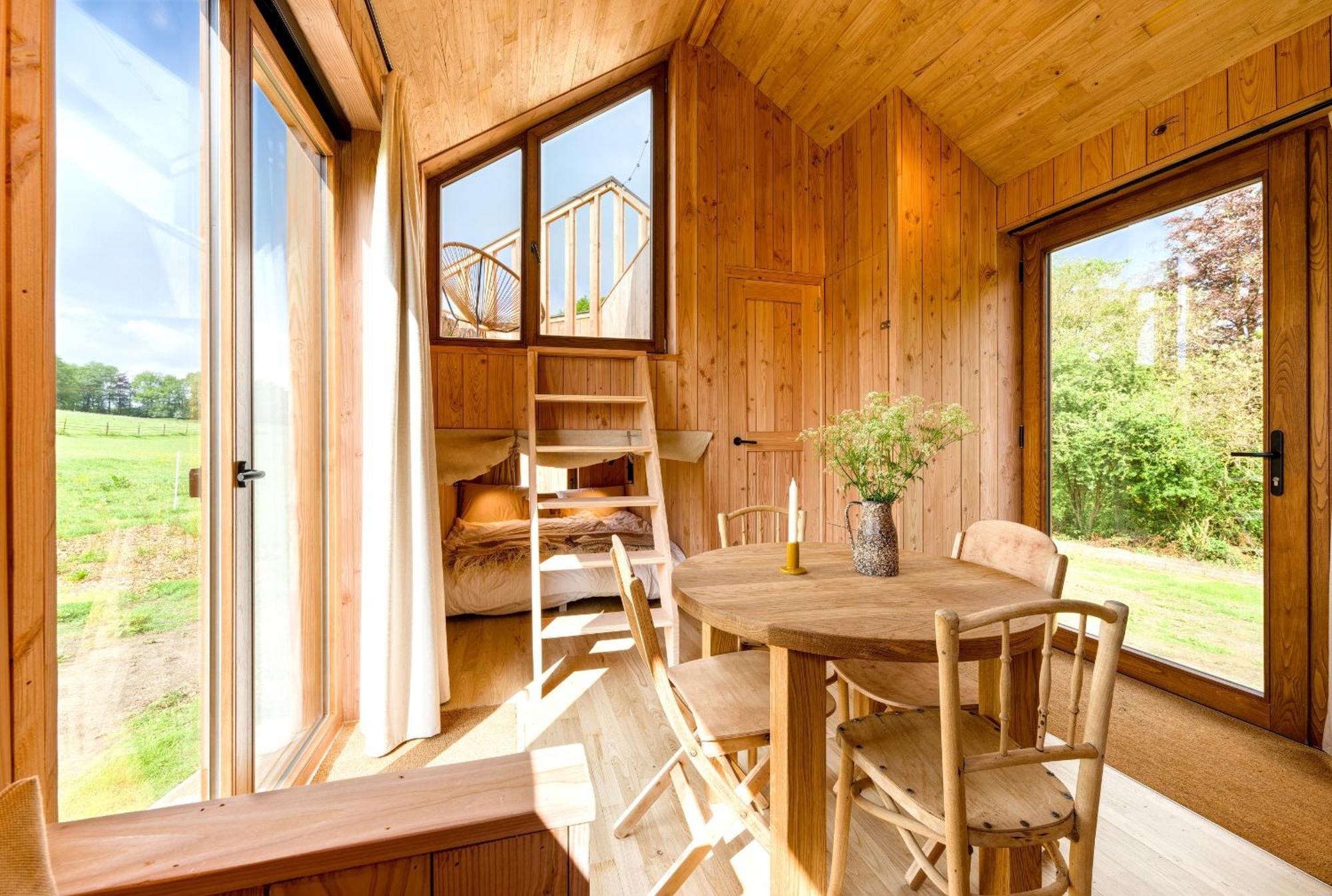 Les Cabanes Champetres - Le Domaine Des Trois Tilleuls Villers-la-Ville Kültér fotó