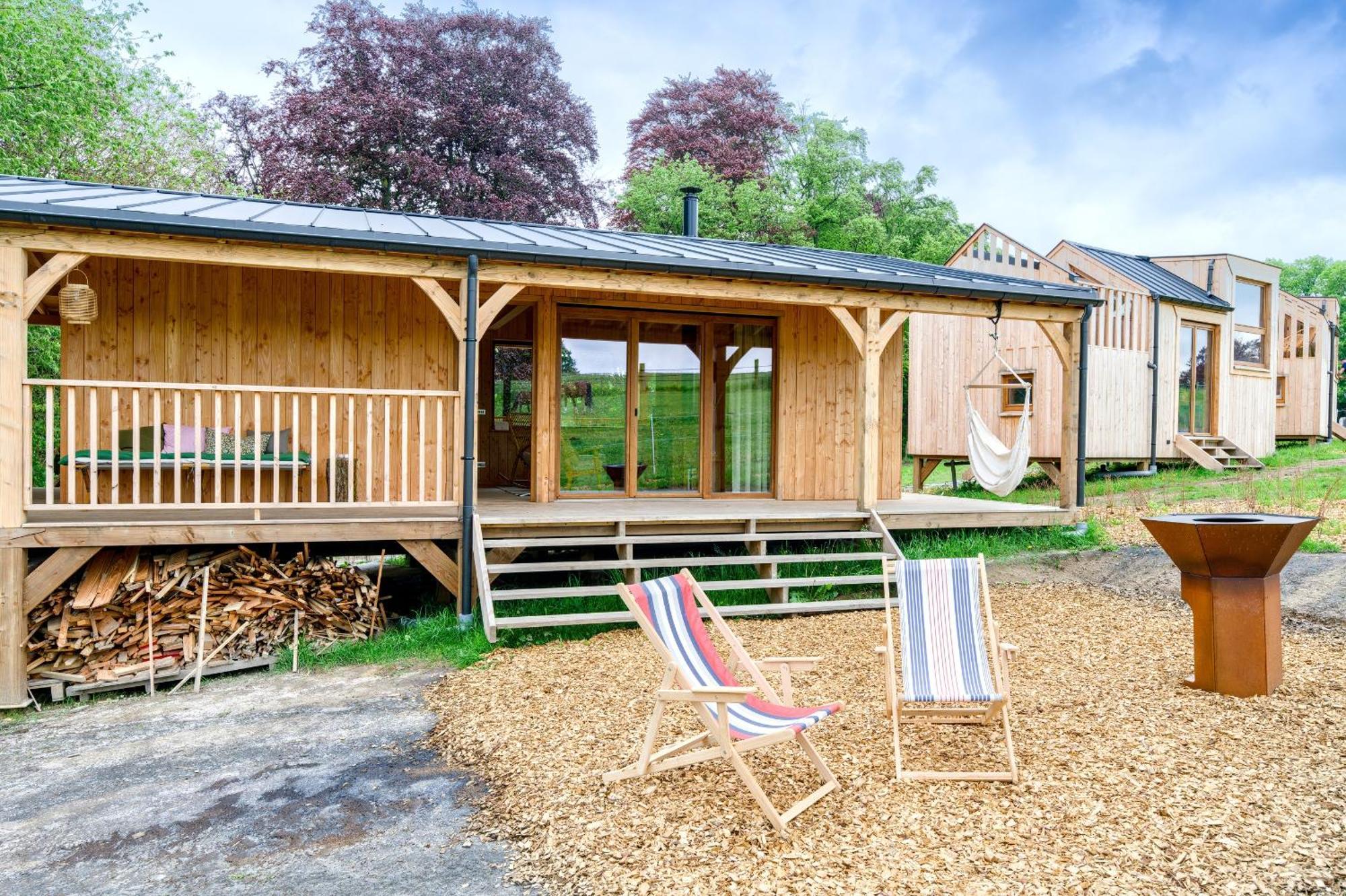 Les Cabanes Champetres - Le Domaine Des Trois Tilleuls Villers-la-Ville Kültér fotó